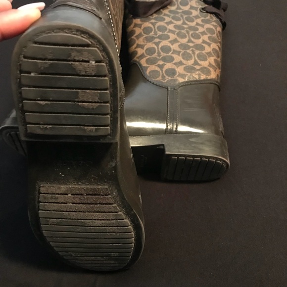 COPY - Coach Rain Boots. - Picture 2 of 3